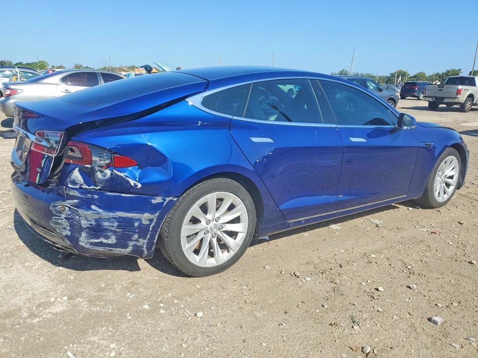 2017 Tesla Model s VIN 5YJSA1E11HF185587 COPART salvage auction — REAR END, Ca - Salvage Certificate, sold $4,700 on 2026-07-02 (photo 3)