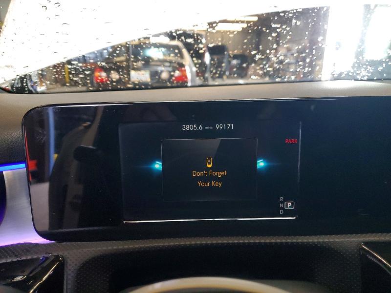 2019 Mercedes-benz A-klasse VIN WDD3G4EB7KW021119 COPART salvage auction — FRONT END, Salvage Title, sold $4,700 on 2026-07-15 (photo 9)
