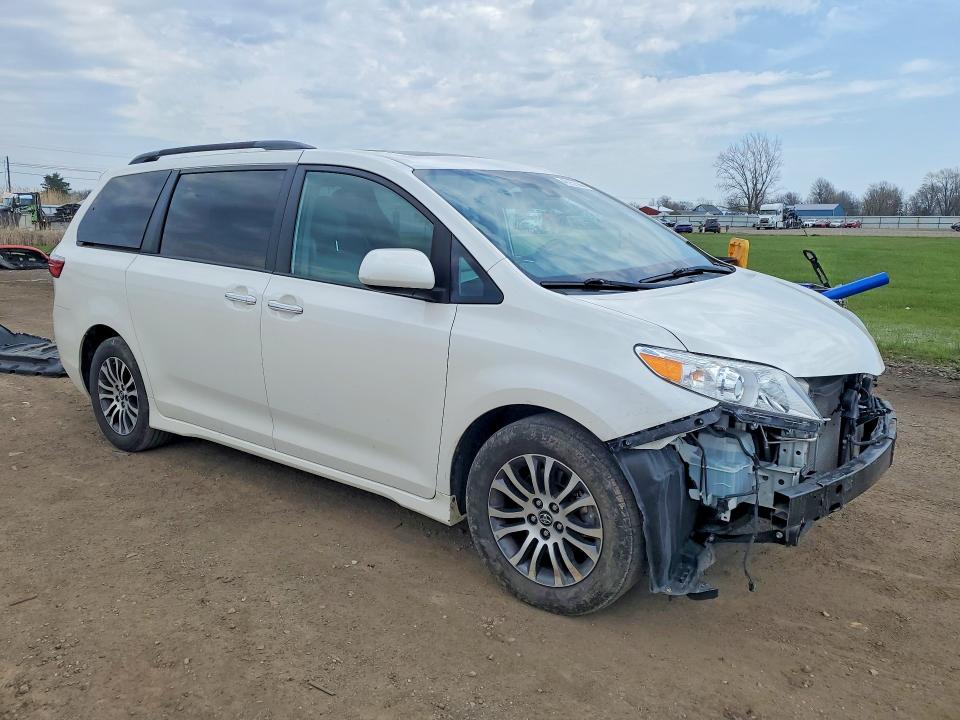 2019 Toyota Sienna VIN 5TDYZ3DC5KS010697 COPART salvage auction — FRONT END, Oh - Cert Of Title-Salvage, sold $13,000 on 2026-07-09 (photo 4)
