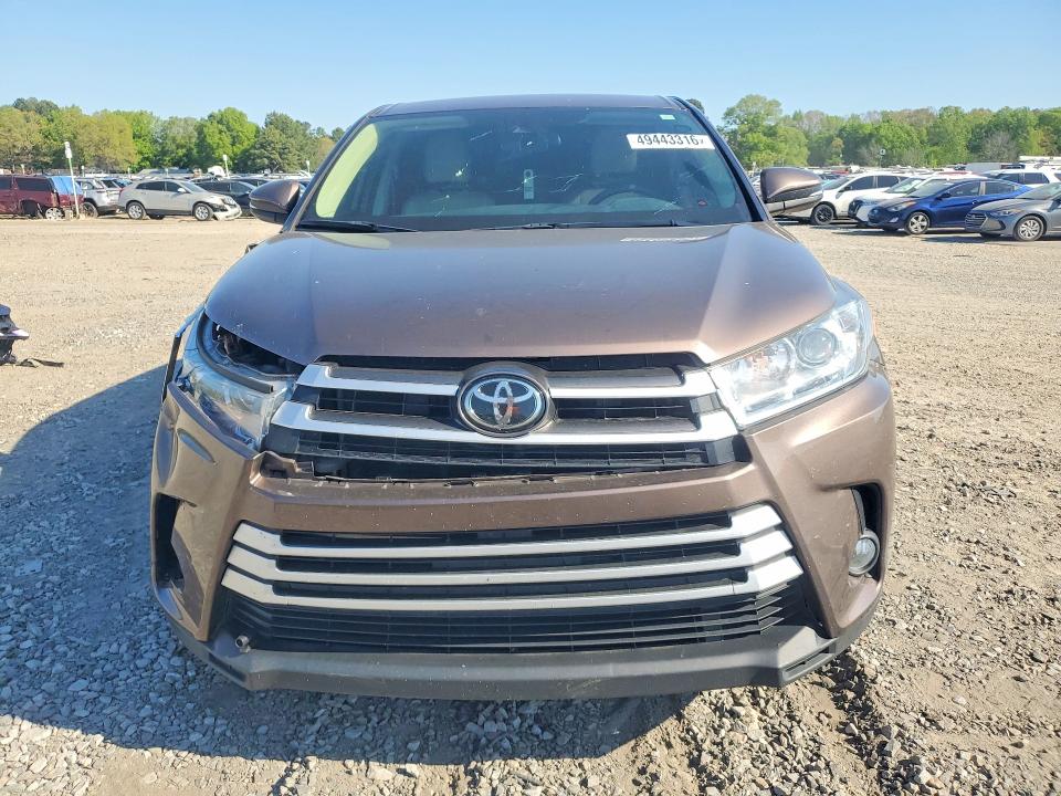 2019 Toyota Highlander VIN 5TDBZRFH7KS700663 COPART salvage auction — FRONT END, Ar - Cert Of Title-Salvage, sold $8,100 on 2026-07-06 (photo 5)