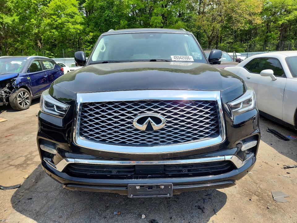 2019 Infiniti Qx80 VIN JN8AZ2NE6K9233703 COPART salvage auction — FRONT END, Fl - Certificate Of Title, sold $400 on 2026-07-28 (photo 5)