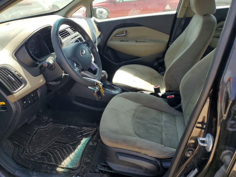 2014 Kia Rio VIN KNADM4A39E6362349 COPART salvage auction — FRONT END, Ks - Dealer Only Clean Title, sold $275 on 2026-07-30 (photo 7)