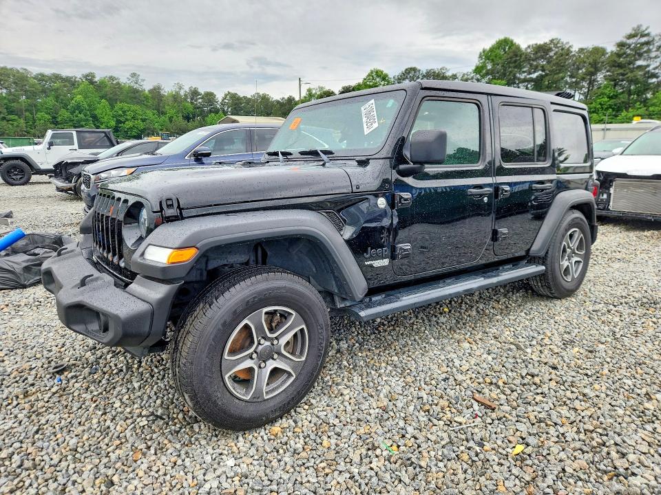 2021 Jeep Wrangler / VIN 1C4HJXDN0MW638119 COPART salvage auction — REAR END, Ga - Cert Of Title-Salvage, sold $7,700 on 2026-07-09 (photo 1)