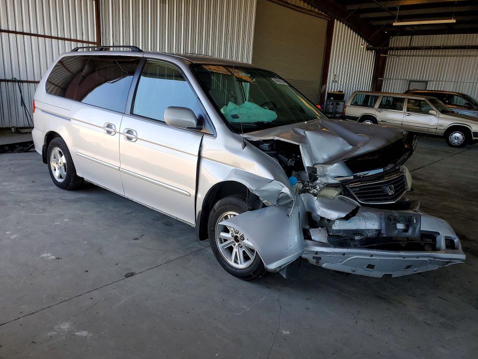 2001 Honda VIN 2HKRL18611H537249 COPART salvage auction — FRONT END, Ca - Salvage Certificate, sold $125 on 2026-07-02 (photo 4)