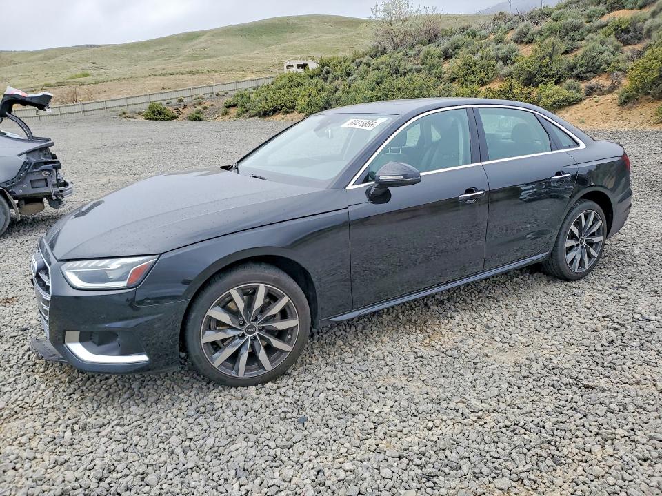 2022 Audi A4 VIN WAUBBAF48NA023656 COPART salvage auction — FRONT END, NV - SALVAGE TITLE, sold $6,100 on 2026-07-30 (photo 1)