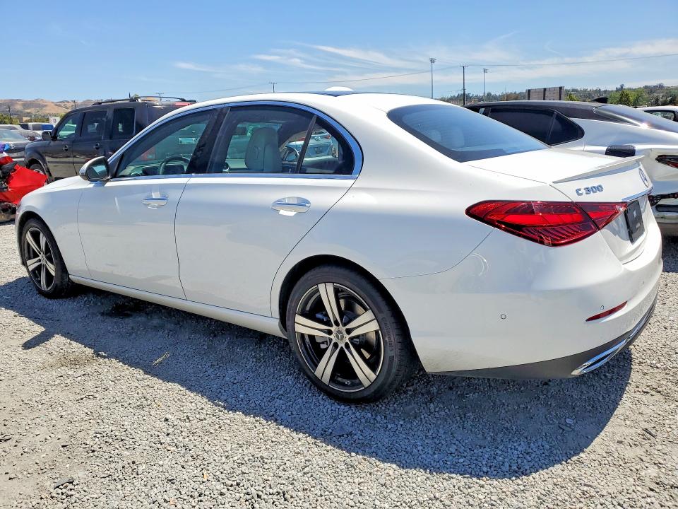 2025 Mercedes-benz C-klasse VIN W1KAF4GB0SR262767 COPART salvage auction — SIDE, CA, sold $17,900 on 2026-07-22 (photo 2)