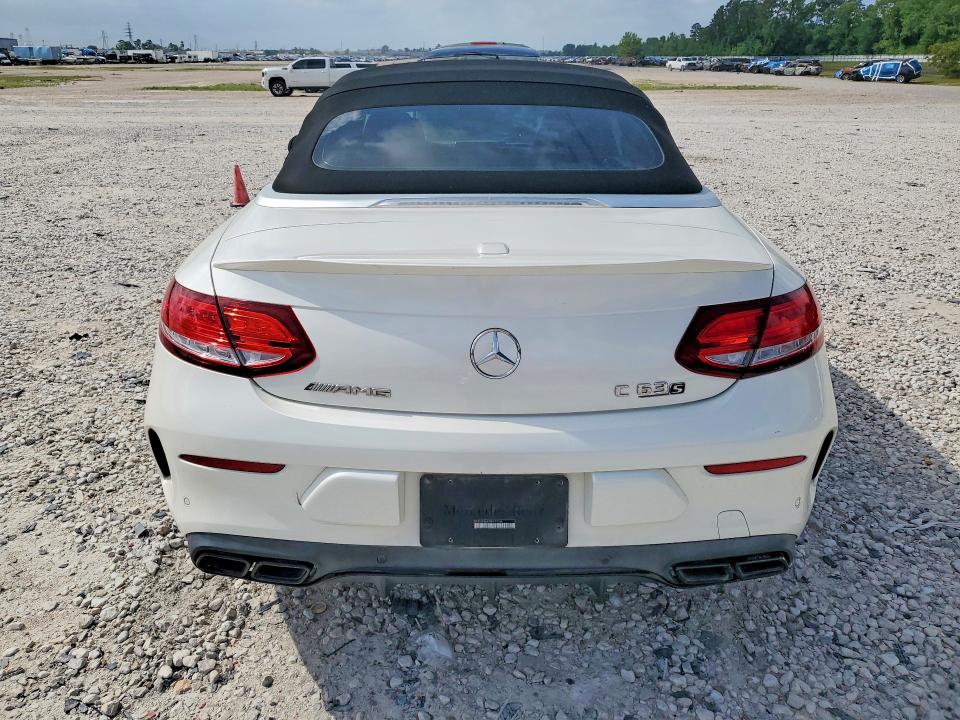 2017 Mercedes-benz C-klasse VIN WDDWK8HB7HF477094 COPART salvage auction — WATER/FLOOD, Tx - Salvage Title-Flood Damage, sold $14,800 on 2026-07-07 (photo 6)