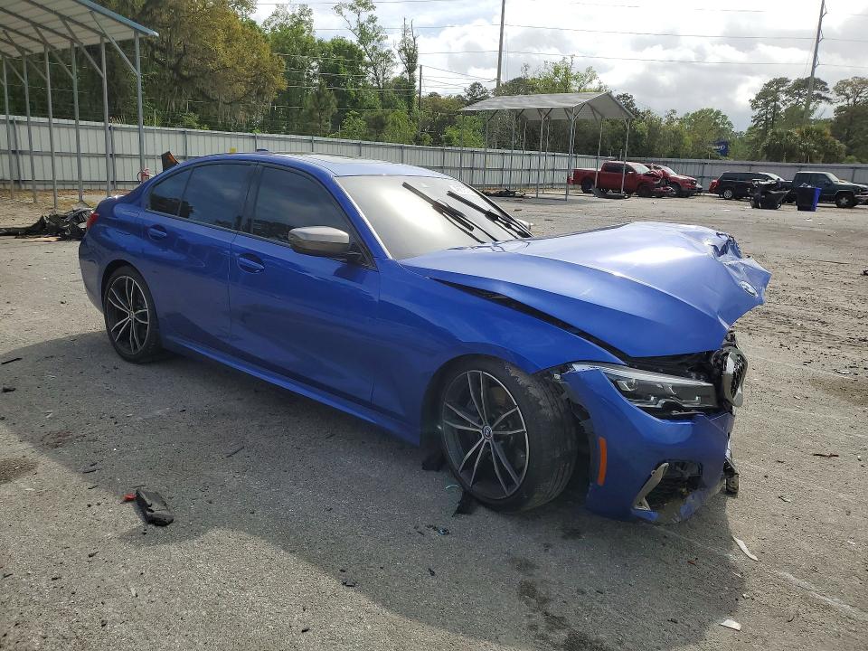 2020 BMW M3 VIN WBA5U7C02LFH56395 COPART salvage auction — FRONT END, Fl - Cert Of Title Slvg Rebuildable, sold $11,000 on 2026-08-17 (photo 4)