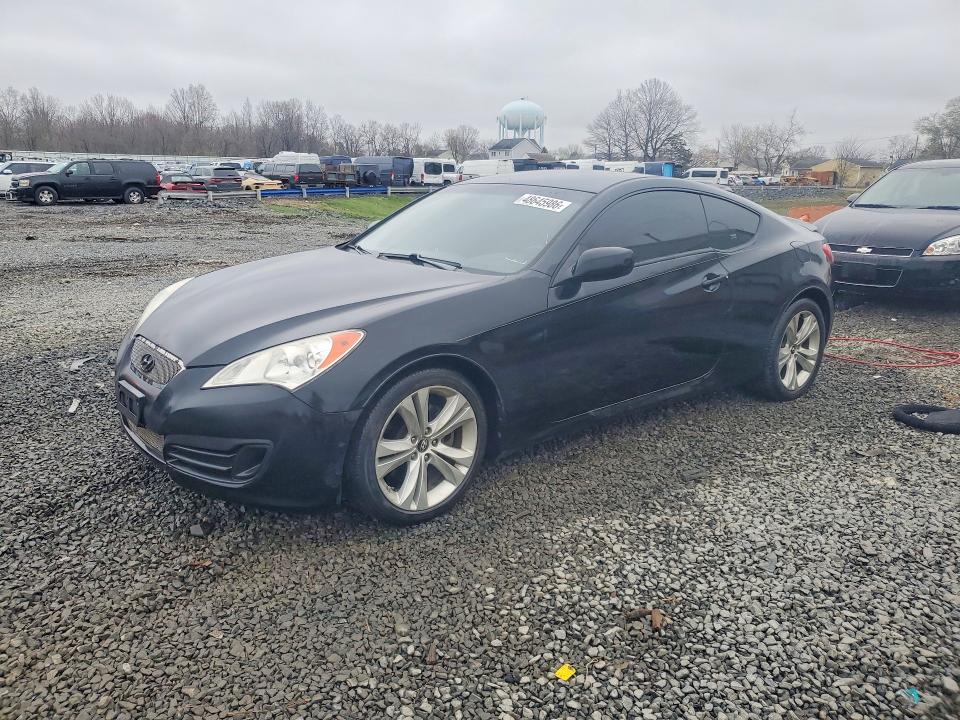 2010 Hyundai Genesis coupe VIN KMHHT6KD0AU028657 COPART salvage auction — SIDE, Nj - Cert Of Title-Salvage, sold $1,100 on 2026-07-31 (photo 1)