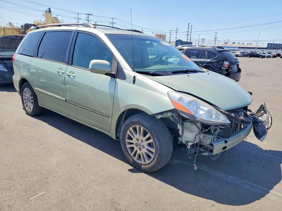 2008 Toyota Sienna VIN 5TDZK22C48S189572 COPART salvage auction — FRONT END, Ca - Salvage Certificate, sold $750 on 2026-07-09 (photo 4)
