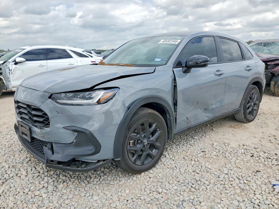 2025 Honda Hr-v VIN 3CZRZ1H58SM712737 COPART salvage auction — SIDE, Tx - Salvage Vehicle Title, sold $10,400 on 2026-07-02 (photo 1)