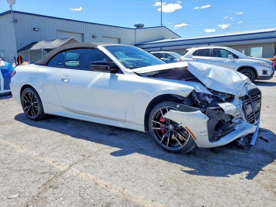 2026 BMW M4 VIN WBA63DB09TCW54937 COPART salvage auction — FRONT END, Nv - Salvage Title, sold $31,000 on 2026-07-24 (photo 4)