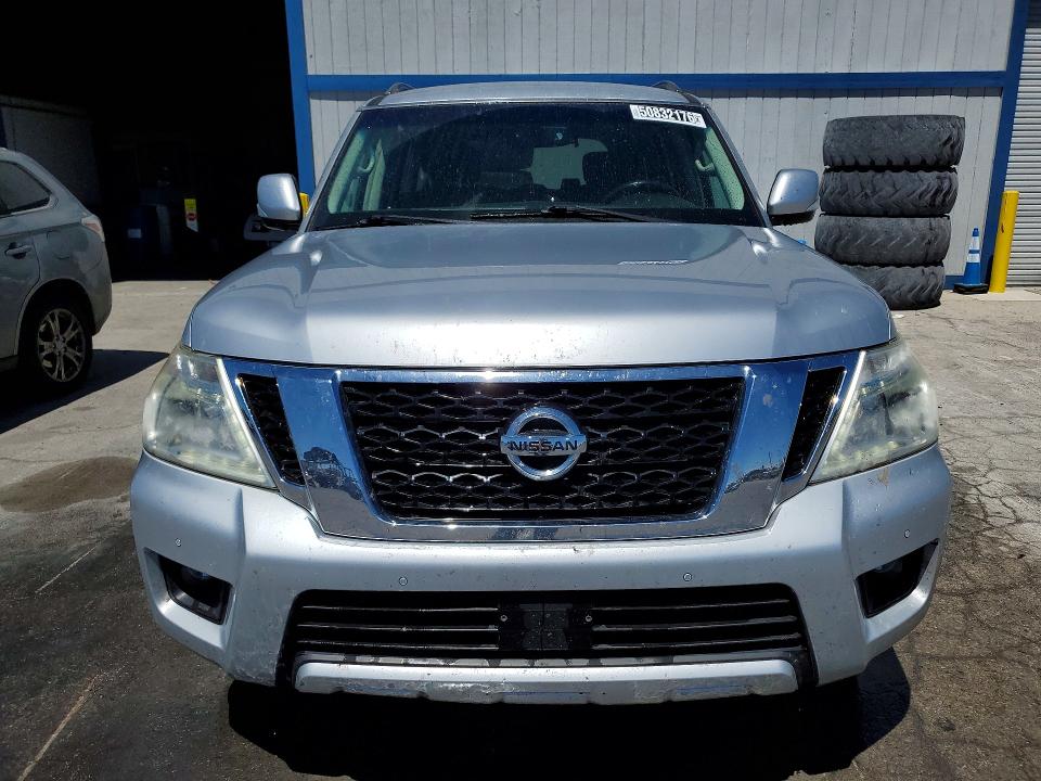 2017 Nissan Armada VIN JN8AY2ND6H9006384 COPART salvage auction — MINOR DENT/SCRATCHES, UT - CERTIFICATE OF TITLE, sold $2,850 on 2026-07-23 (photo 5)