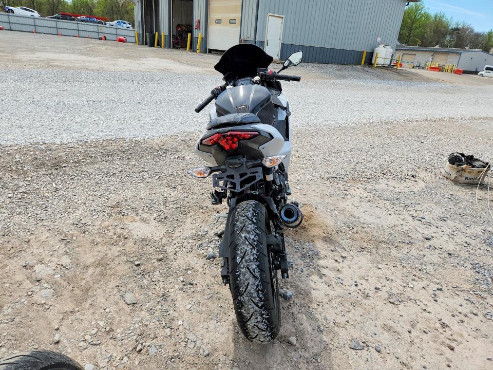 2025 Kawasaki Ex VIN ML5EXGH11SDA40782 COPART salvage auction — FRONT END, Pa - Certificate Of Salvage, sold $1,850 on 2026-07-09 (photo 4)