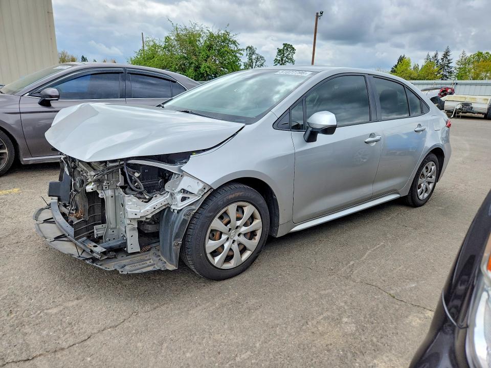 2020 Toyota Corolla VIN JTDEPRAE3LJ063463 COPART salvage auction — FRONT END, Or - Salvage Title Certificate, sold $4,000 on 2026-07-13 (photo 1)
