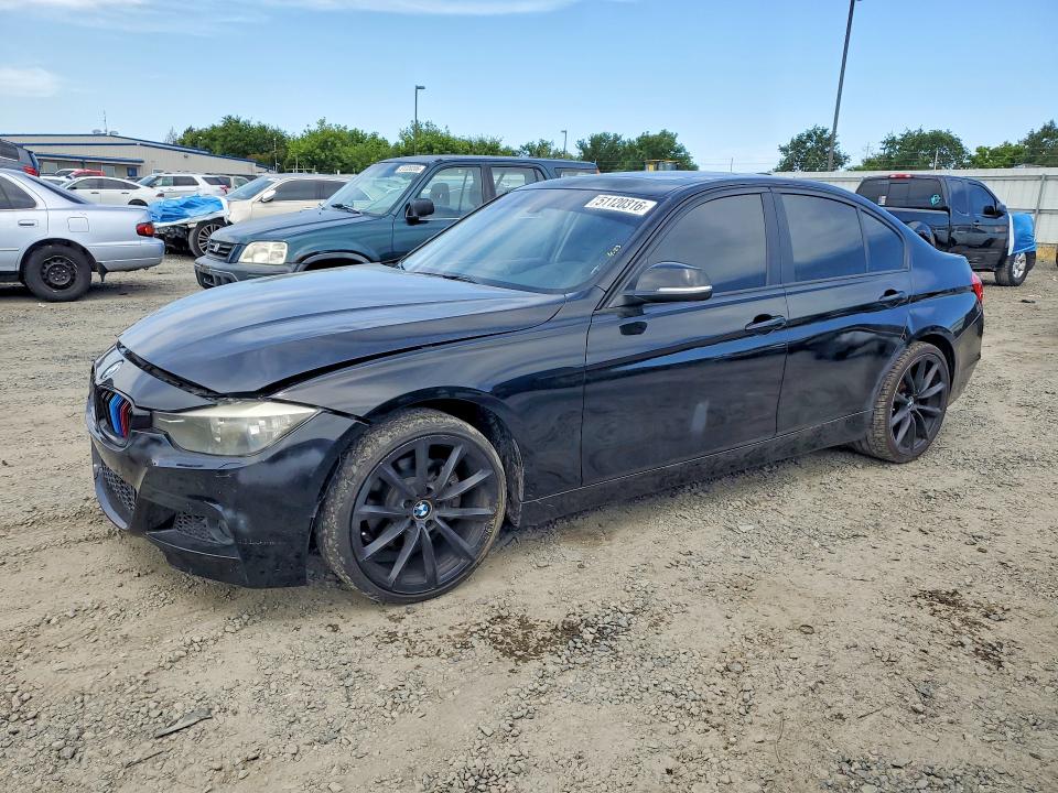 2014 BMW 3 series VIN WBA3C1G56ENR50026 COPART salvage auction — SIDE, Ca - Salvage Certificate, sold $15 on 2026-07-30 (photo 1)