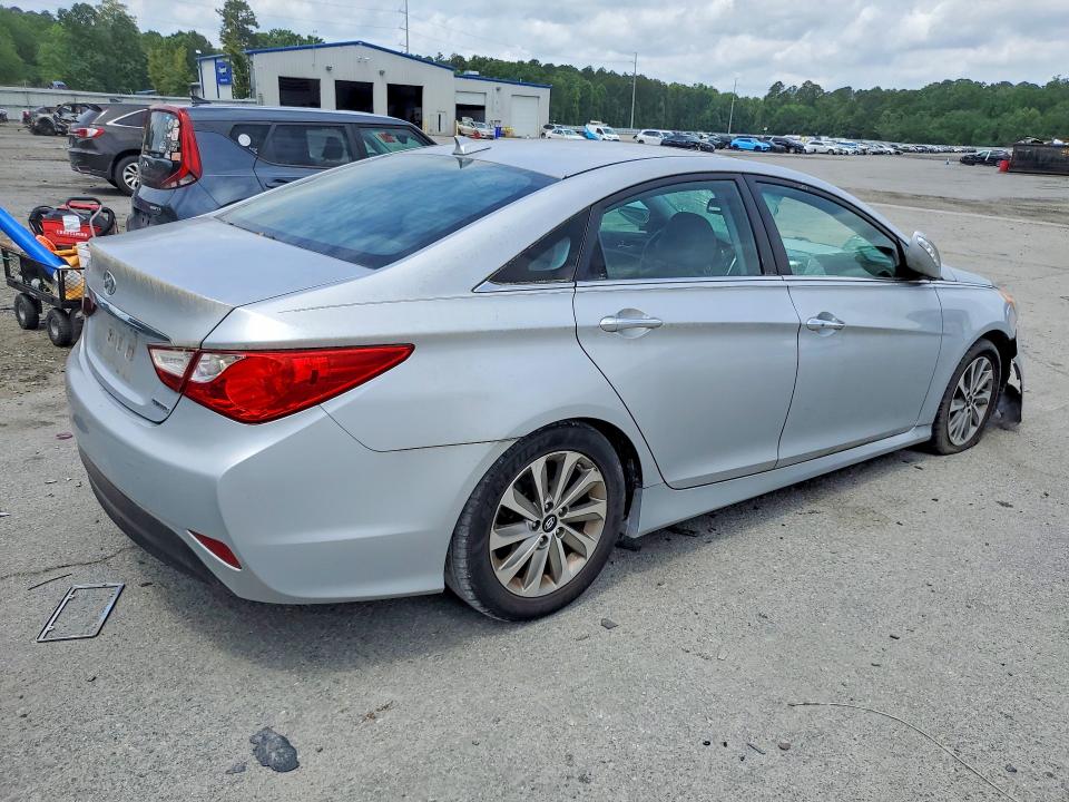 2014 Hyundai Sonata VIN 5NPEC4AC2EH882196 COPART salvage auction — FRONT END, Ga - Cert Of Title-Salvage, sold $750 on 2026-07-13 (photo 3)