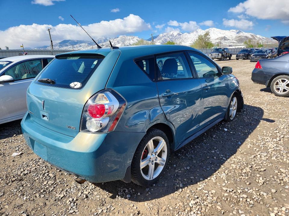 2009 Pontiac Vibe VIN 5Y2SP670X9Z457422 COPART salvage auction — FRONT END, Ut - Salvage Certificate, sold $350 on 2026-07-07 (photo 3)