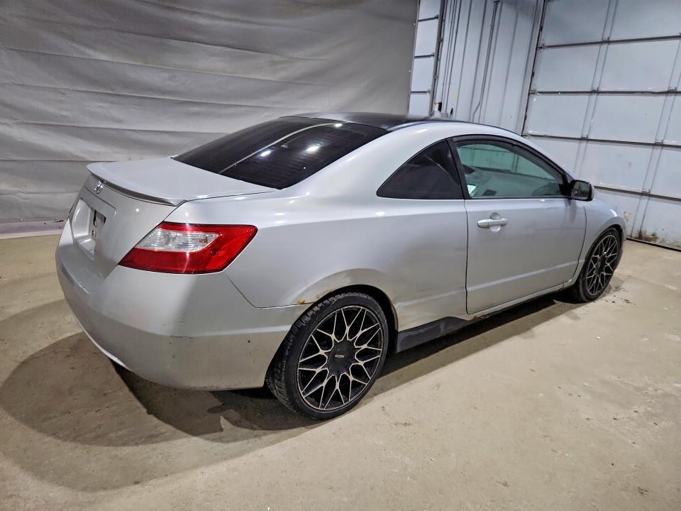 2007 Honda Civic VIN 2HGFG12887H579308 COPART salvage auction — REAR END, NH - CERT OF TITLE-SALVAGE, sold $250 on 2026-07-02 (photo 3)