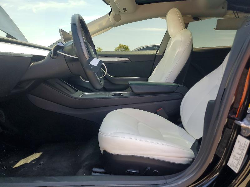 2021 Tesla Model 3 VIN 5YJ3E1EB2MF082142 COPART salvage auction — REAR END, Ca - Salvage Certificate, sold $5,100 on 2026-07-02 (photo 7)