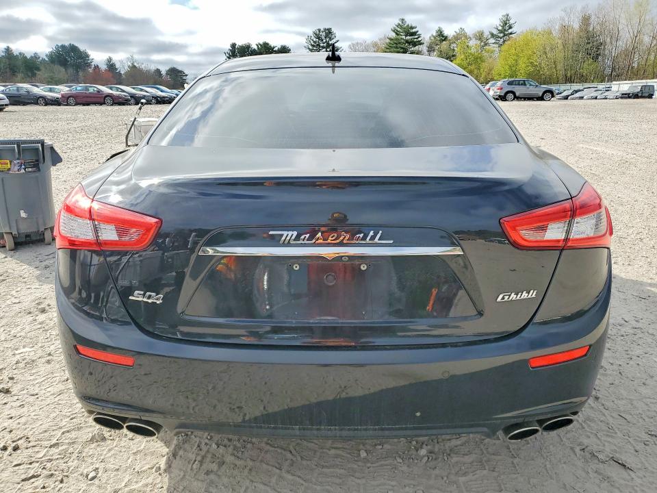 2017 Maserati Ghibli VIN ZAM57RTS0H1249547 COPART salvage auction — WATER/FLOOD, Salvage Title, sold $2,350 on 2026-08-24 (photo 6)