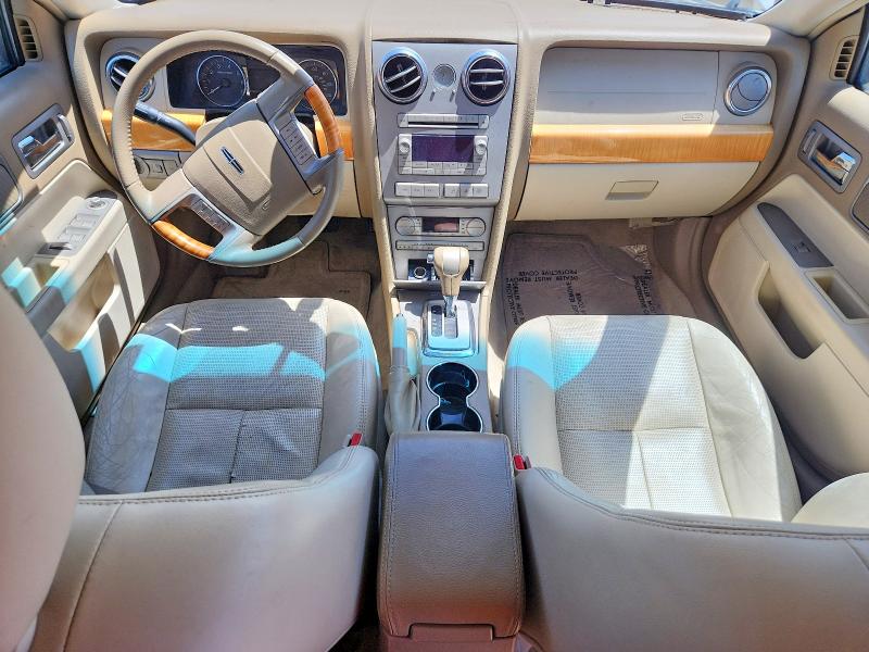2009 Lincoln Mkz VIN 3LNHM26T69R616685 COPART salvage auction — FRONT END, Ca - Salvage Certificate, sold $200 on 2026-07-31 (photo 8)