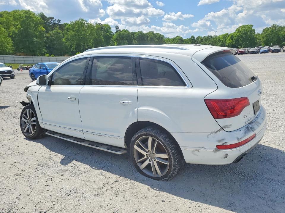 2012 Audi Q7 VIN WA1LGAFEXCD010253 COPART salvage auction — FRONT END, Nc - Salvage Certificate Of Title, sold $175 on 2026-07-22 (photo 2)