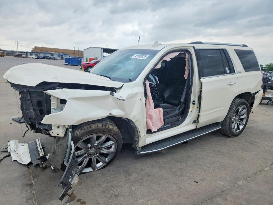 2015 Chevrolet Tahoe VIN 1GNSCCKC0FR722217 COPART salvage auction — FRONT END, Tx - Salvage Vehicle Title, sold $625 on 2026-07-09 (photo 1)