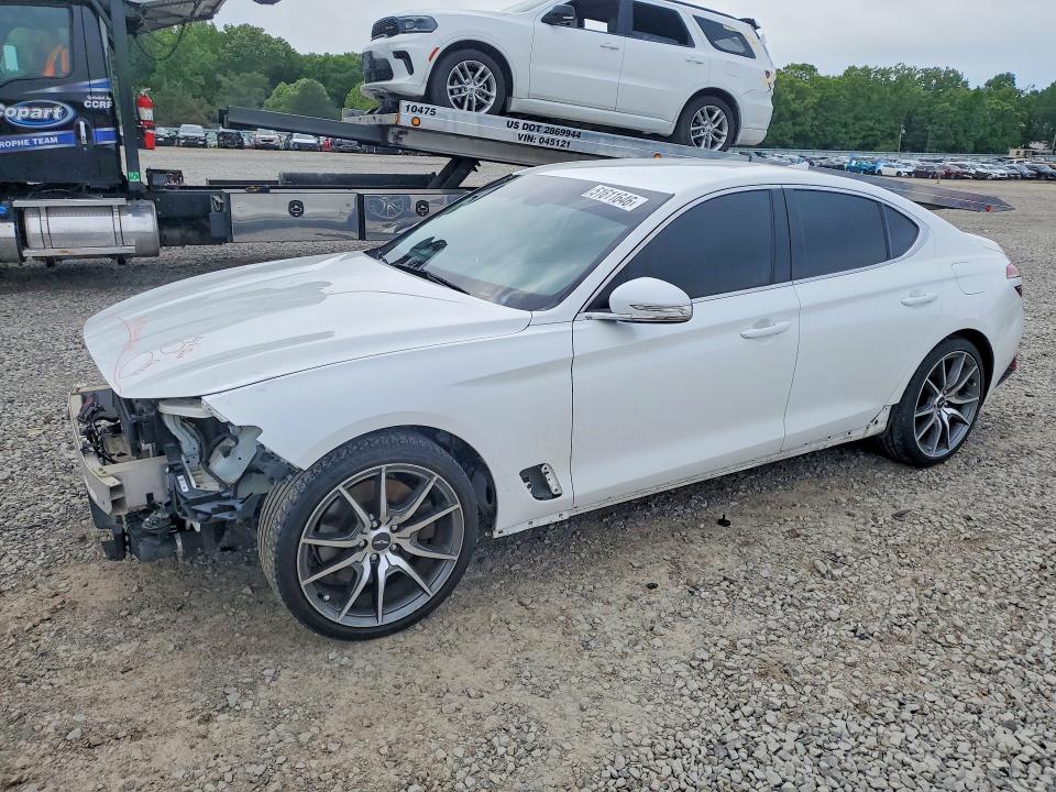 2022 Genesis G70 VIN KMTG54TE4NU093914 — COPART salvage auction photo