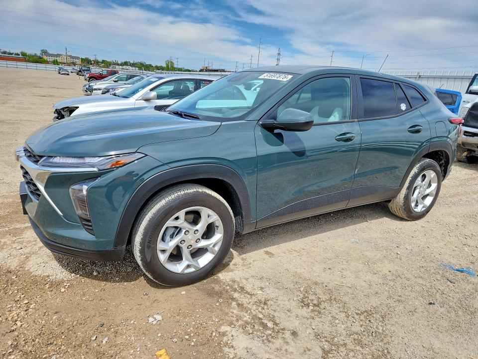 2025 Chevrolet VIN KL77LFEP4SC149931 COPART salvage auction — HAIL, IA - CERT OF TITLE-SALVAGE TITLE, sold $8,500 on 2026-07-08 (photo 1)
