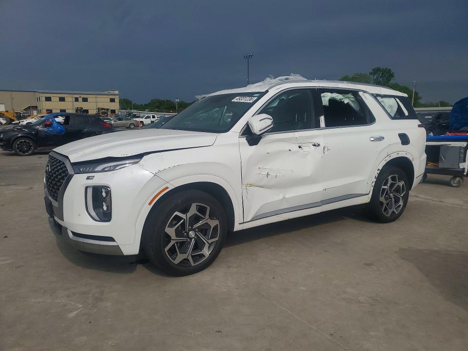 2022 Hyundai Palisade VIN KM8R74HE6NU369242 — COPART salvage auction photo