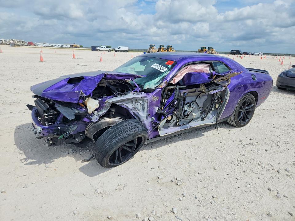 2016 Dodge Challenger VIN 2C3CDZBT0GH138158 COPART salvage auction — FRONT END, Tx - Salvage Vehicle Title, sold $2,450 on 2026-07-02 (photo 1)