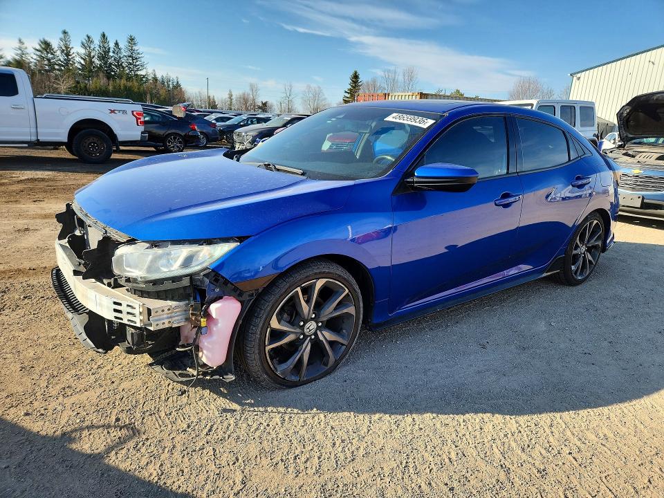 2017 Honda Civic VIN SHHFK7H49HU309868 COPART salvage auction — FRONT END, On - Permit Salvage, sold $4,200 on 2026-07-07 (photo 1)