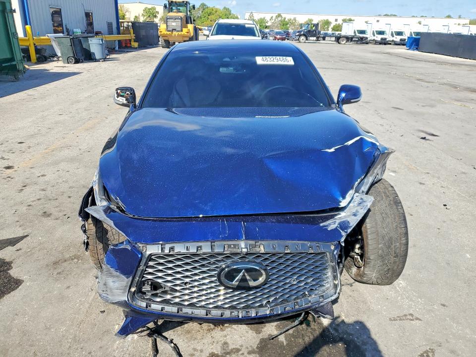 2022 Infiniti Q60 VIN JN1EV7KKXNM600753 COPART salvage auction — FRONT END, FL, sold $2,800 on 2026-07-23 (photo 5)