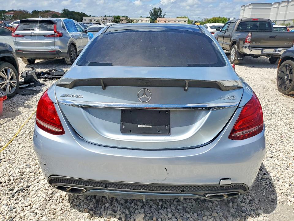 2018 Mercedes-benz C class VIN 55SWF6EB9JU236198 COPART salvage auction — NORMAL WEAR, Tx - Certificate Of Title, sold $8,500 on 2026-07-02 (photo 6)