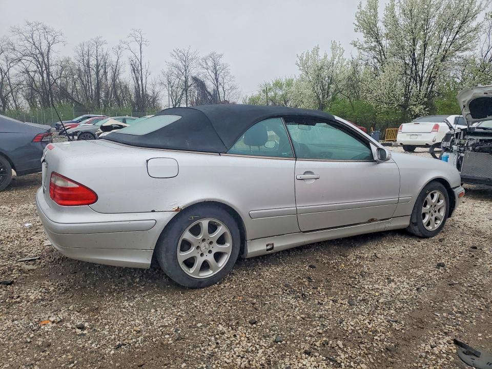 2003 Mercedes-benz Clk-klasse VIN WDBLK65G23T135773 COPART salvage auction — SIDE, MD - CERT OF SALVAGE > 75% DAMAGE, sold $400 on 2026-07-02 (photo 3)