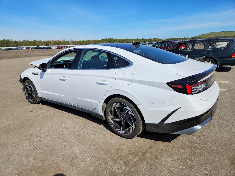 2025 Hyundai Sonata VIN KMHL14JA5SA451412 COPART salvage auction — FRONT END, Ny - Certificate Of Title, sold $11,200 on 2026-07-13 (photo 2)