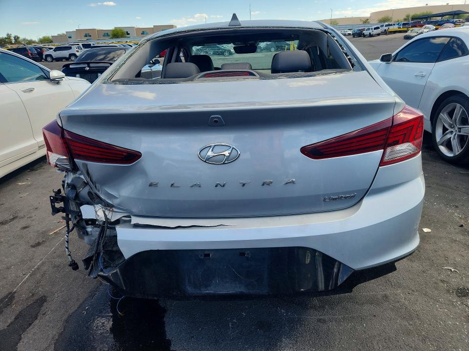 2020 Hyundai Elantra VIN KMHD84LF9LU929548 COPART salvage auction — FRONT END, Nv - Certificate Of Title, sold $1,450 on 2026-07-06 (photo 6)