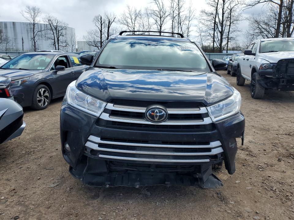 2017 Toyota Highlander VIN 5TDKZRFH8HS519726 COPART salvage auction — FRONT END, Tx - Certificate Of Title, sold $7,000 on 2026-07-08 (photo 5)