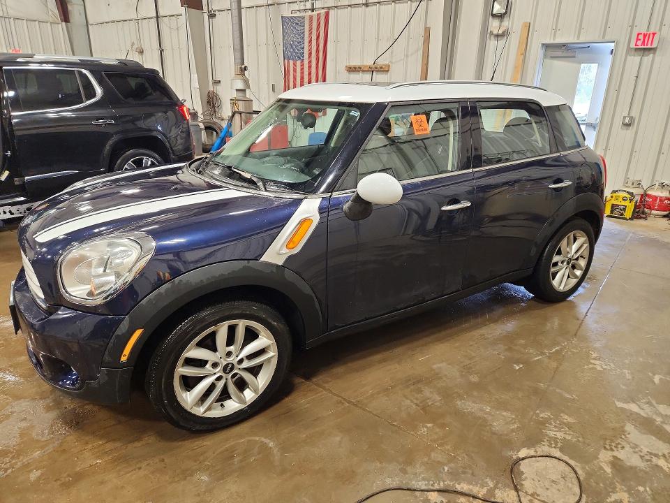 2011 Mini Cooper VIN WMWZB3C57BWM01245 COPART salvage auction — WATER/FLOOD, WI - JUNKED VEHICLE BILL OF SALE, sold $250 on 2026-07-13 (photo 1)
