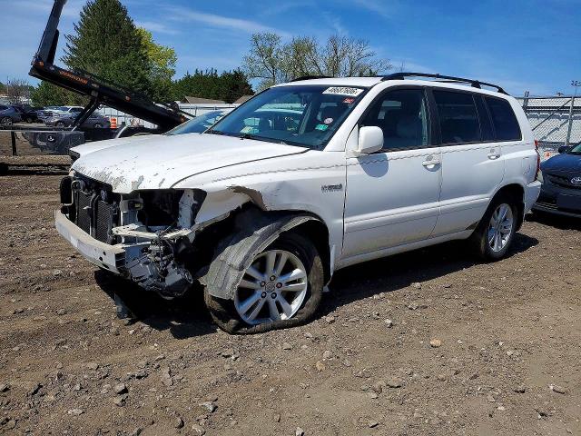2006 Toyota Highlander VIN JTEDW21A360009301 COPART salvage auction — FRONT END, Md - Cert Of Salvage > 75% Damage, sold $950 on 2026-07-13 (photo 1)