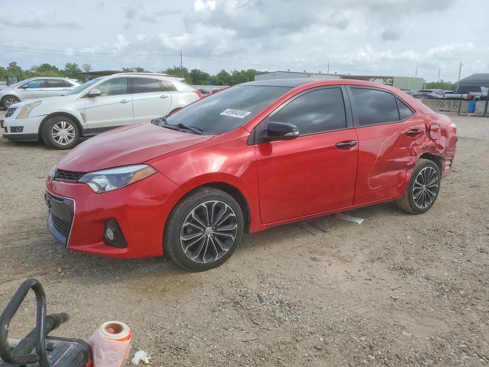 2014 Toyota Corolla VIN 5YFBURHE6EP024382 COPART salvage auction — REAR END, TX - SALVAGE VEHICLE TITLE, sold $1,750 on 2026-07-23 (photo 1)