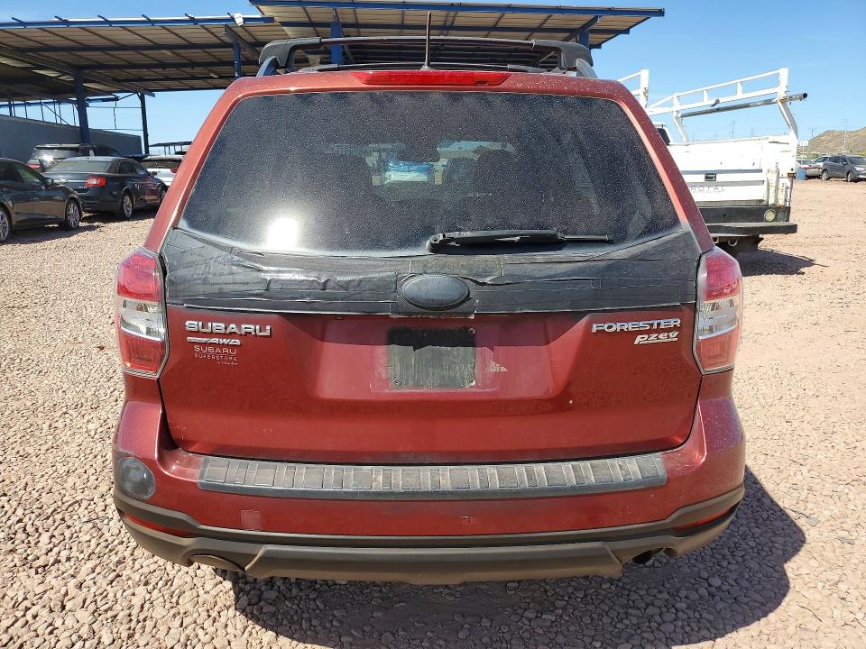 2014 Subaru Forester VIN JF2SJAEC0EH498824 COPART salvage auction — MINOR DENT/SCRATCHES, Az - Certificate Of Title, sold $625 on 2026-07-21 (photo 6)