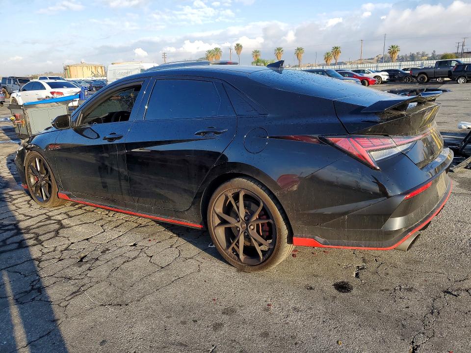 2025 Hyundai Elantra VIN KMHLW4DK2SU025570 COPART salvage auction — FRONT END, Ca - Salvage Certificate, sold $10,500 on 2026-07-02 (photo 2)