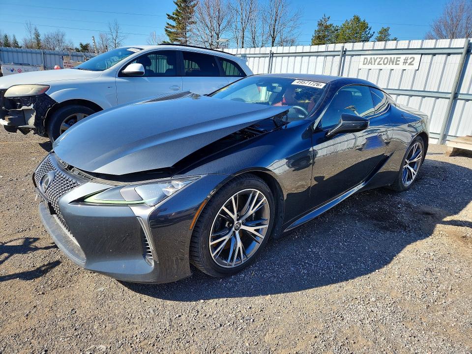 2018 Lexus Lc VIN JTHHP5AY8JA003979 COPART salvage auction — FRONT END, ON - PERMIT NO BRAND - UNFIT, sold $33,250 on 2026-07-07 (photo 1)