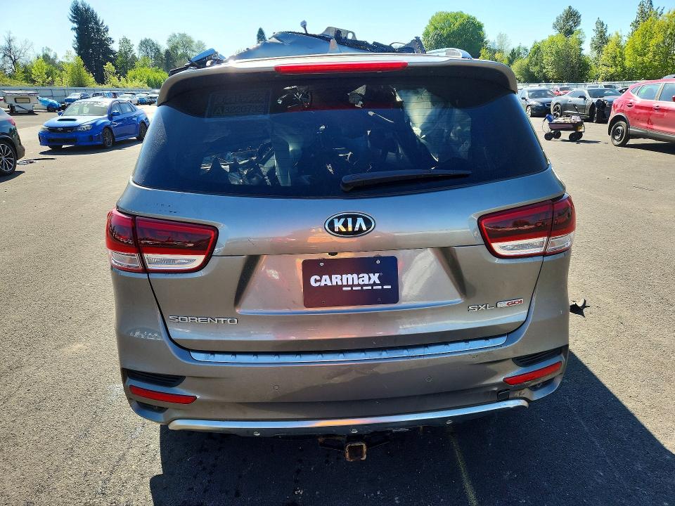 2016 Kia VIN 5XYPKDA11GG017952 COPART salvage auction — ROLLOVER, Or - Salvage Title Certificate, sold $575 on 2026-07-20 (photo 6)