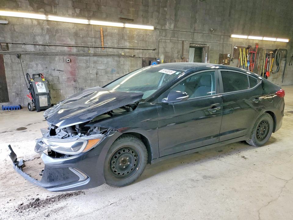2018 Hyundai Elantra VIN KMHD84LF9JU640974 COPART salvage auction — FRONT END, On - Permit Salvage, sold $125 on 2026-07-06 (photo 1)