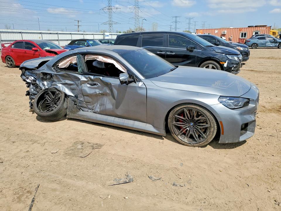 2026 BMW M2 VIN 3MF23DM01T8F92243 COPART salvage auction — SIDE, Il - Salvage Certificate, sold $22,300 on 2026-07-09 (photo 4)