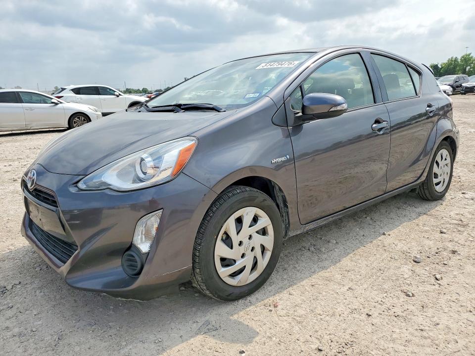 2015 Toyota Prius VIN JTDKDTB39F1104818 COPART salvage auction — SIDE, Tx - Salvage Vehicle Title, sold $725 on 2026-07-14 (photo 1)