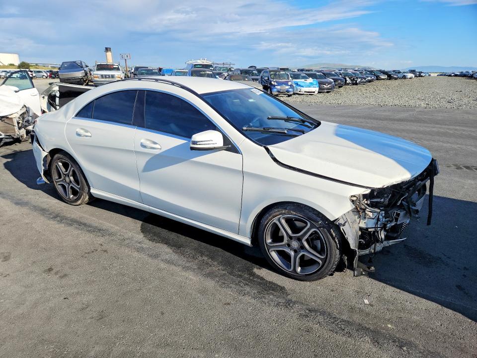 2014 Mercedes-benz Cla-klasse VIN WDDSJ4EB3EN157108 COPART salvage auction — FRONT END, Ca - Salvage Certificate, sold $925 on 2026-08-17 (photo 4)